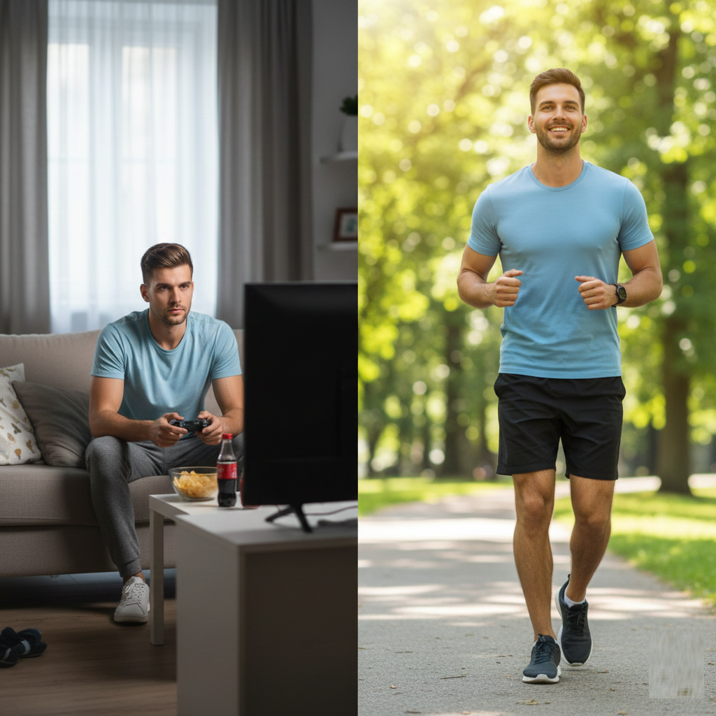 Active lifestyle versus sedentary lifestyle impact on waist to height ratio